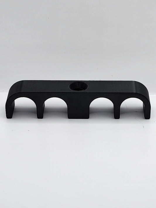 10 pack Quad 1/0g w/Techflex Single Screw Wire Clamp